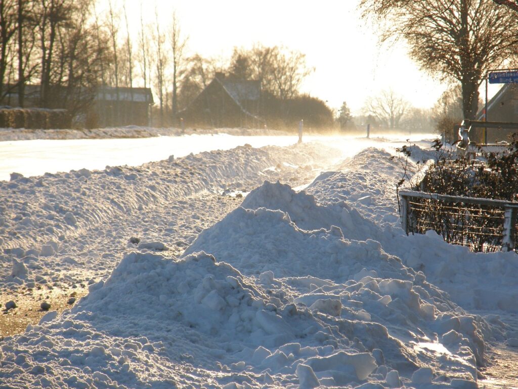 winter, snow, snow removal